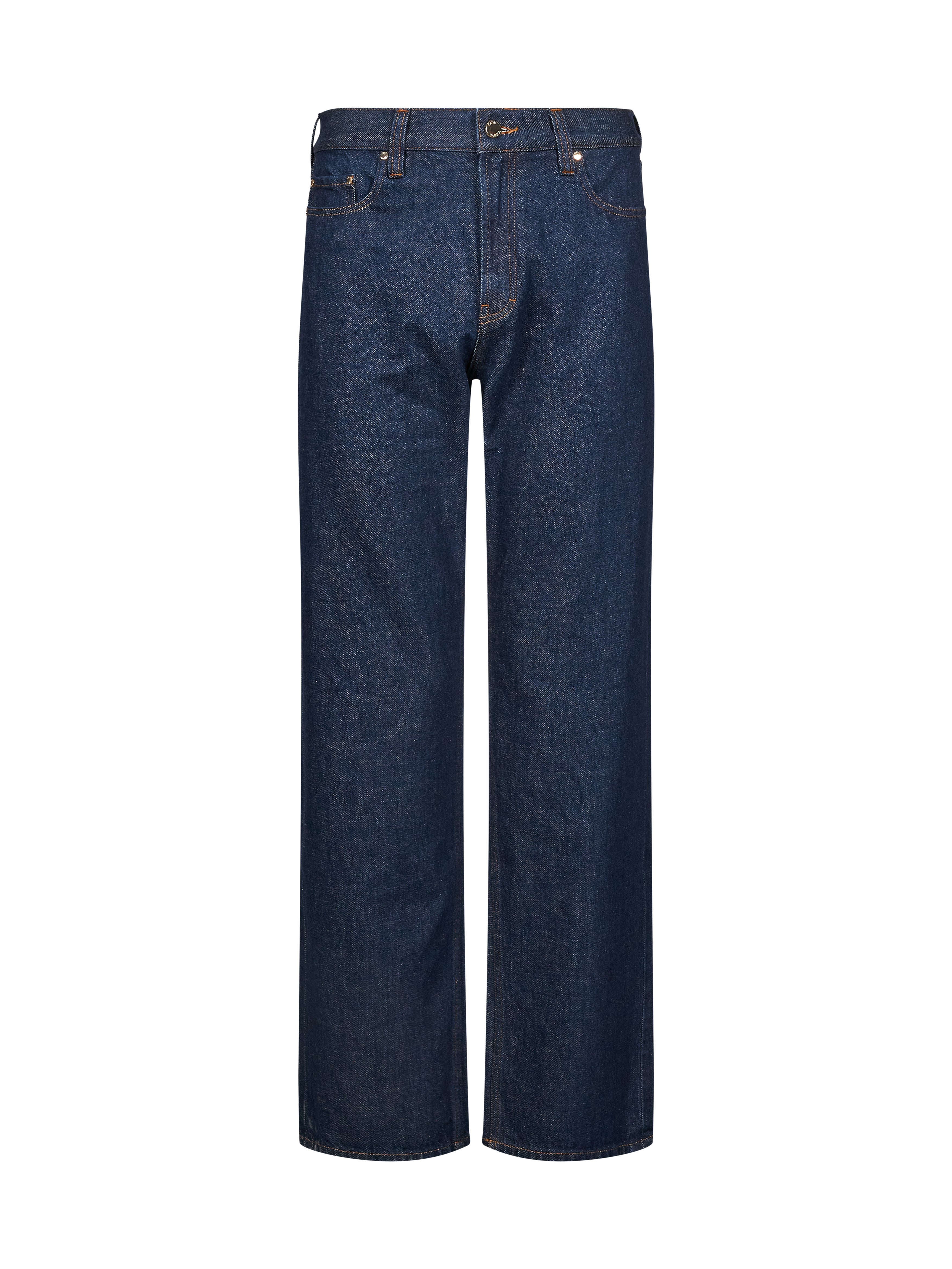 Jeans dritti in blu 