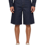 Bermuda ampi in blu 