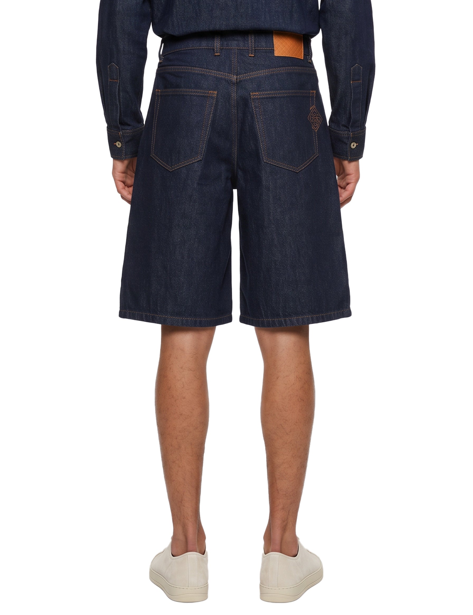 Bermuda ampi in blu 
