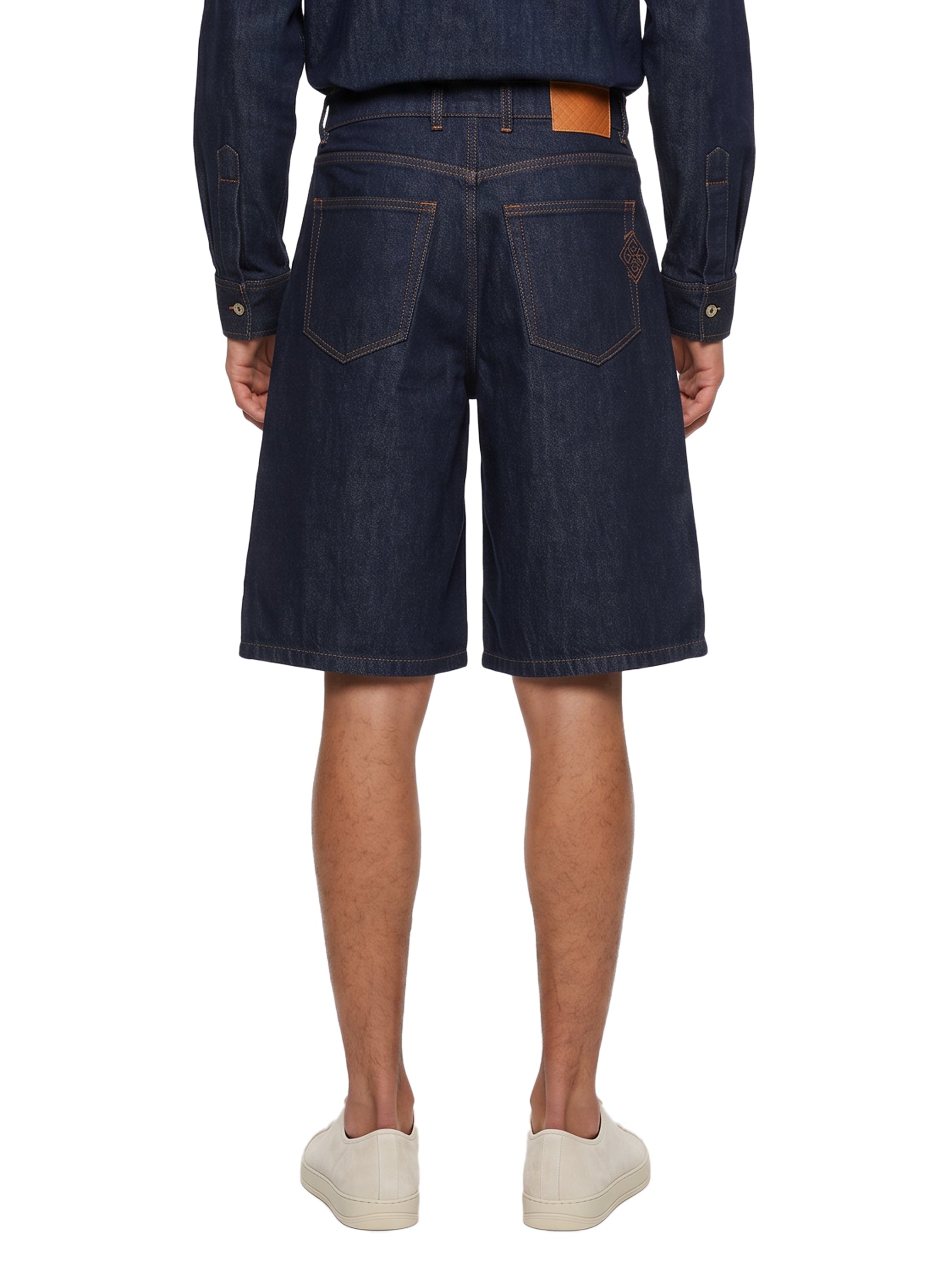 Bermuda ampi in blu 