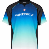 T-shirt sportiva effetto gradient multicolor 