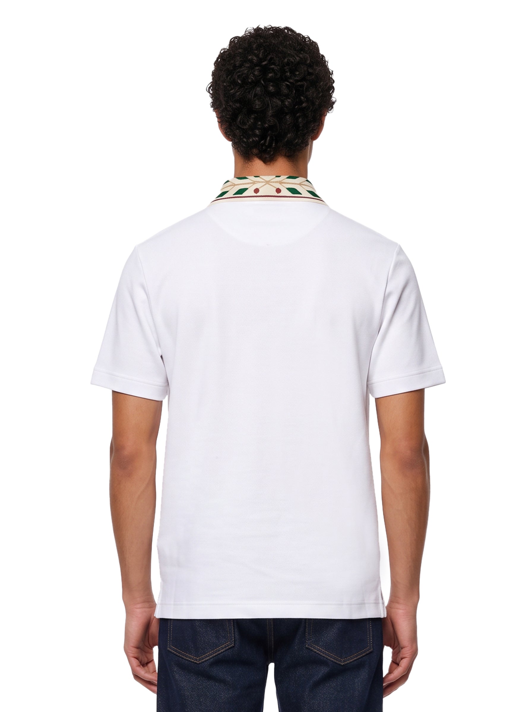 Polo manica corta Laurel in bianco 