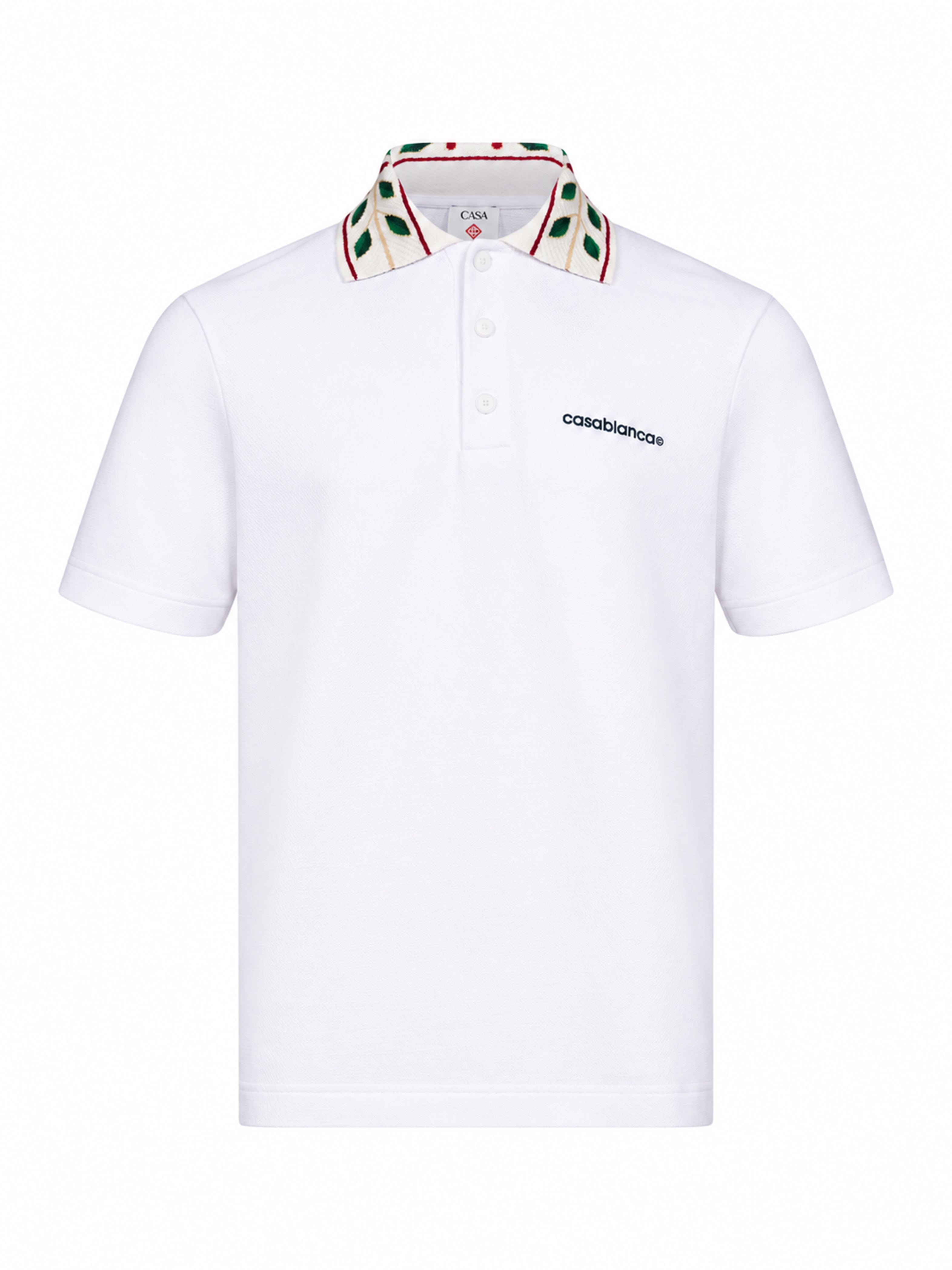 Polo manica corta Laurel in bianco 