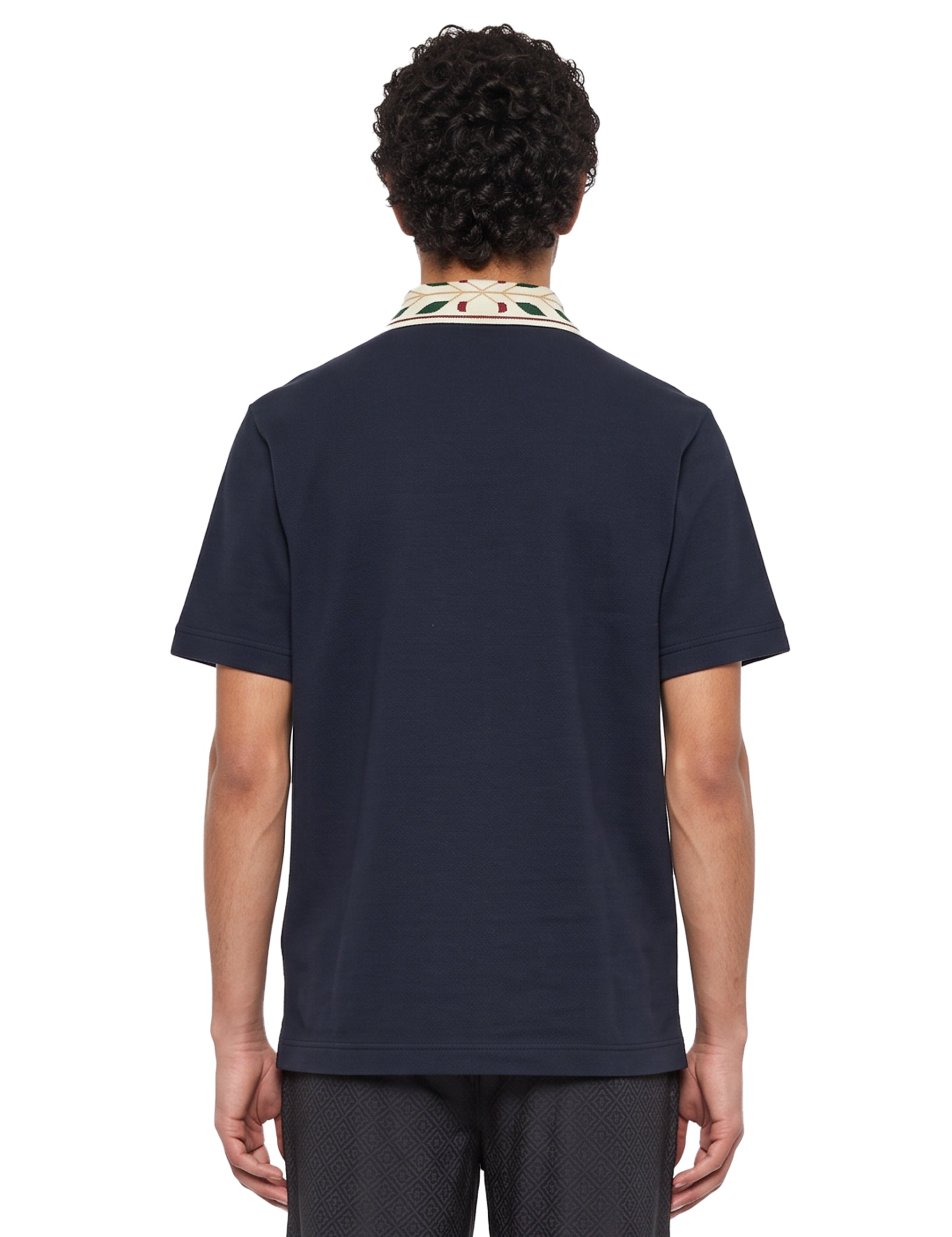 Polo manica corta Laurel in blu 