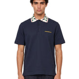 Polo manica corta Laurel in blu 