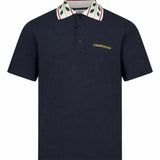Polo manica corta Laurel in blu 