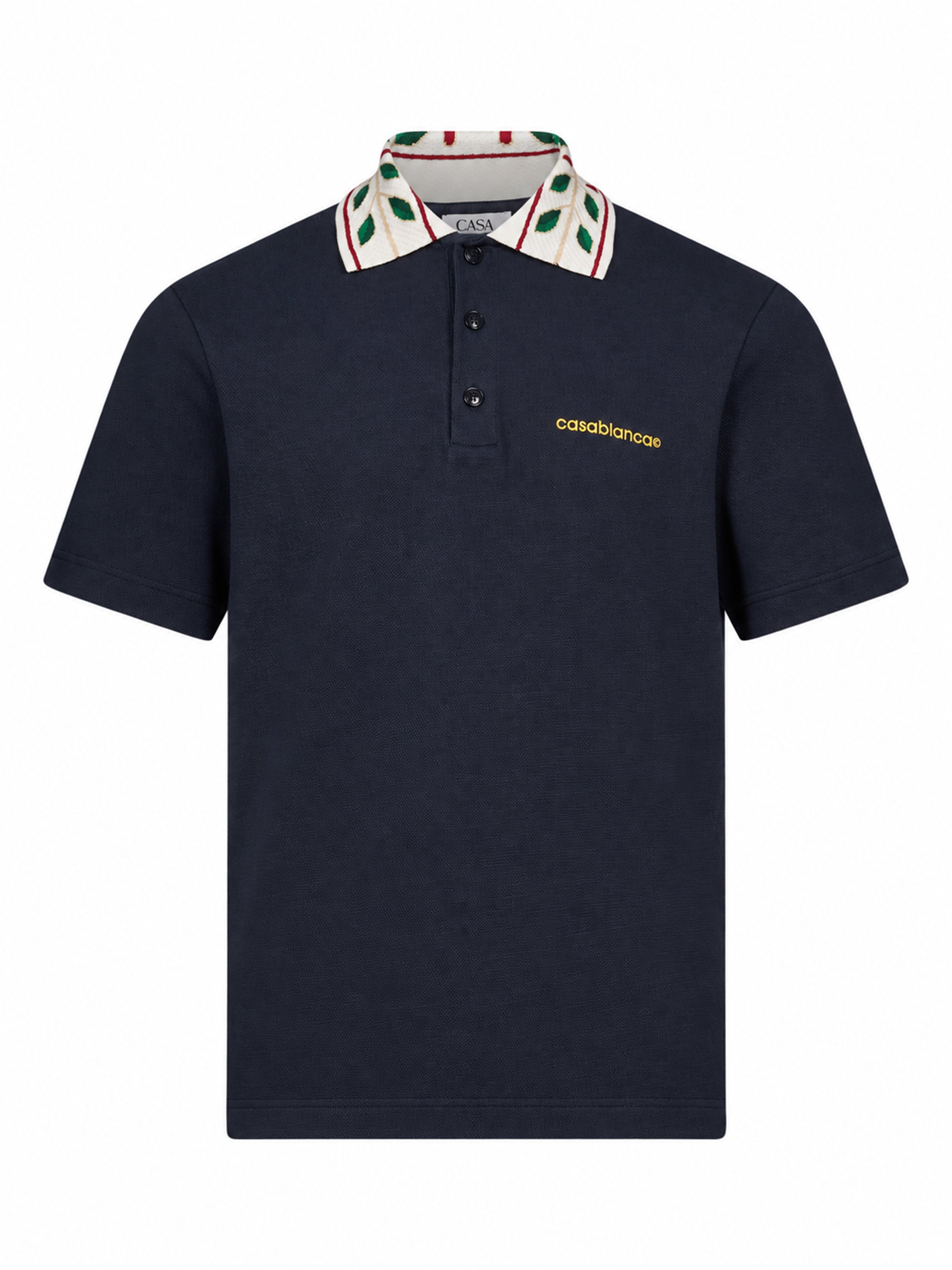 Polo manica corta Laurel in blu 