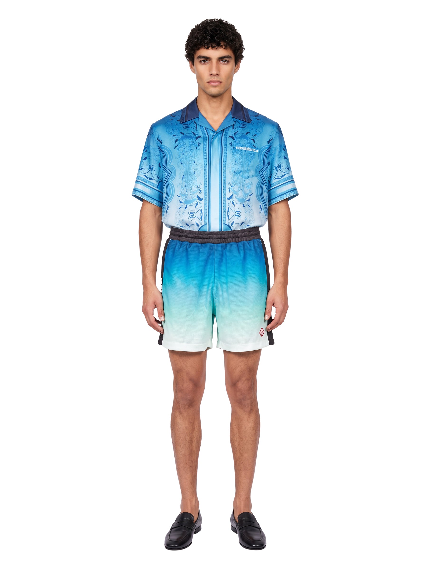 Shorts da calcio gradient multicolor 