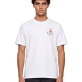 T-shirt stampa Casa Way in bianco 