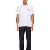 T-shirt stampa Casa Way in bianco 