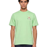 T-shirt stampa Casa Way in verde 