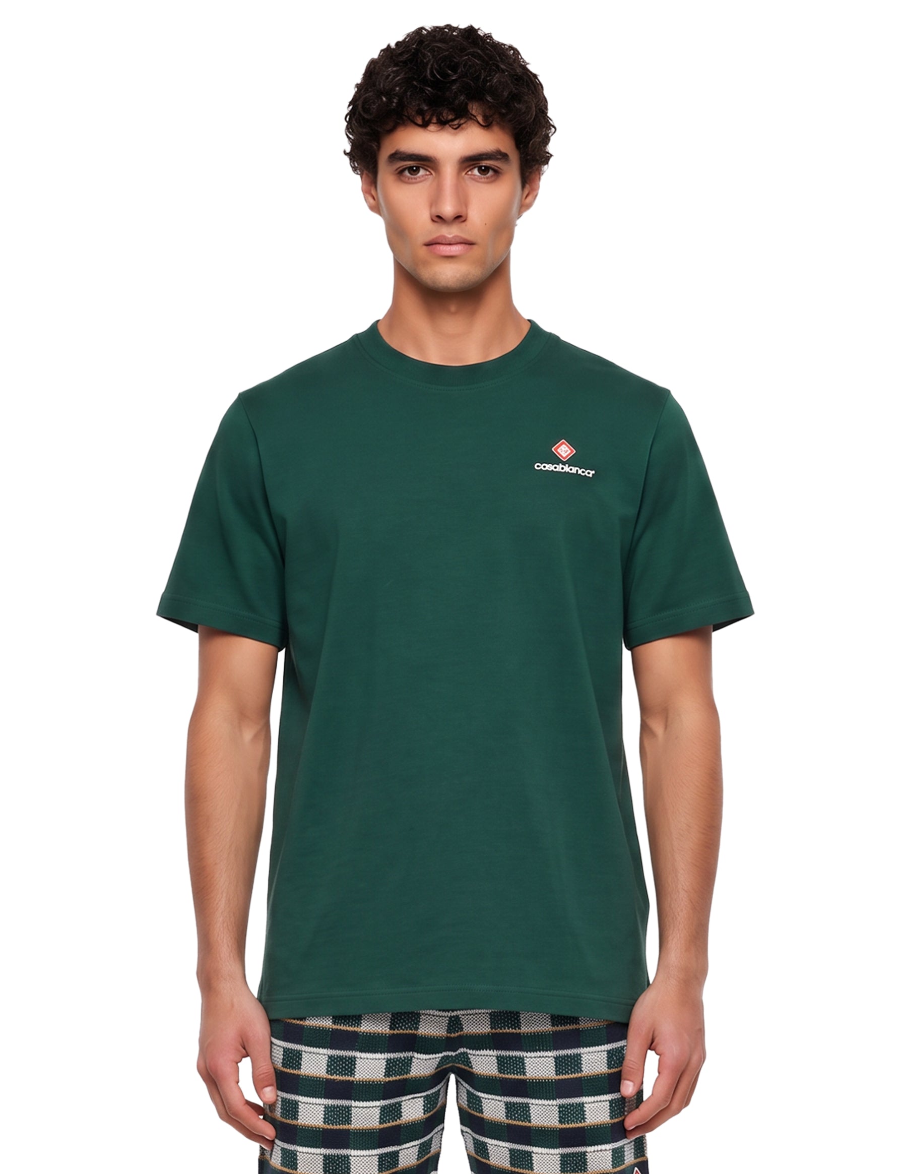 T-shirt stampa Sport Type in verde 