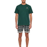 T-shirt stampa Sport Type in verde 