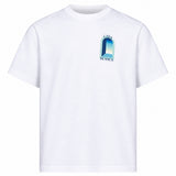 T-shirt stampa L'Arche in bianco 