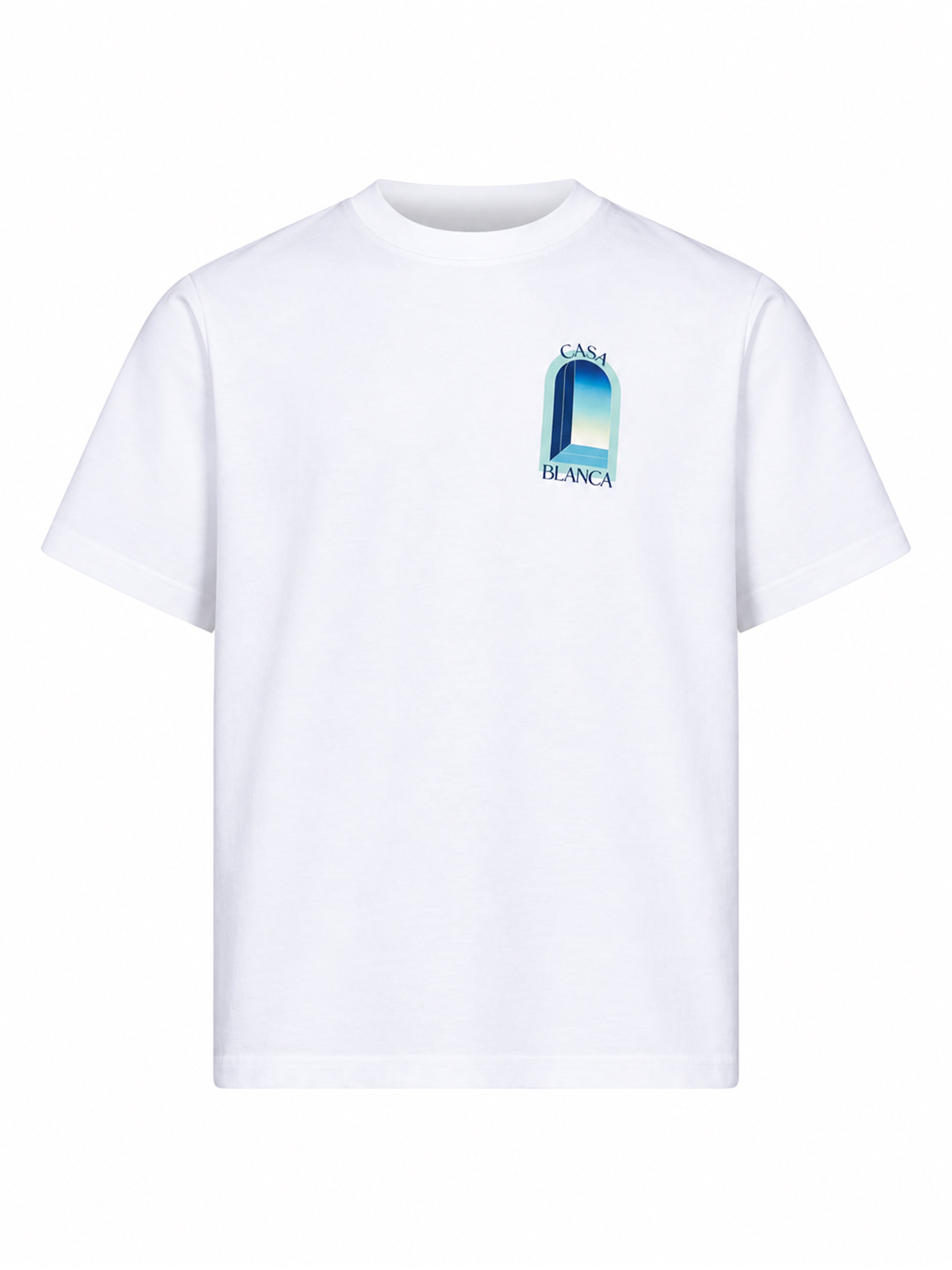 T-shirt stampa L'Arche in bianco 