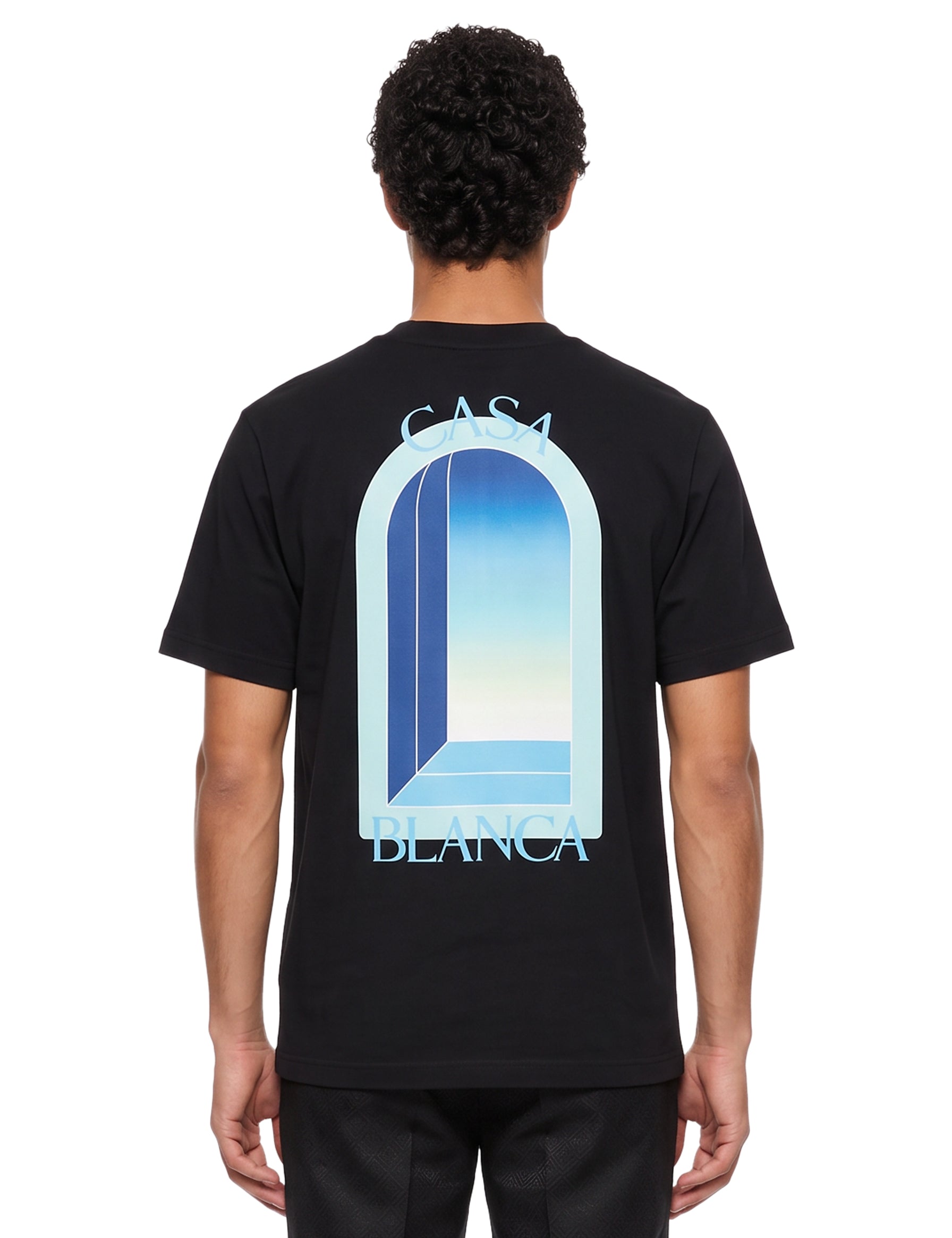 T-shirt stampa L'Arche in nero 