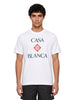T-shirt logo diamante bianca