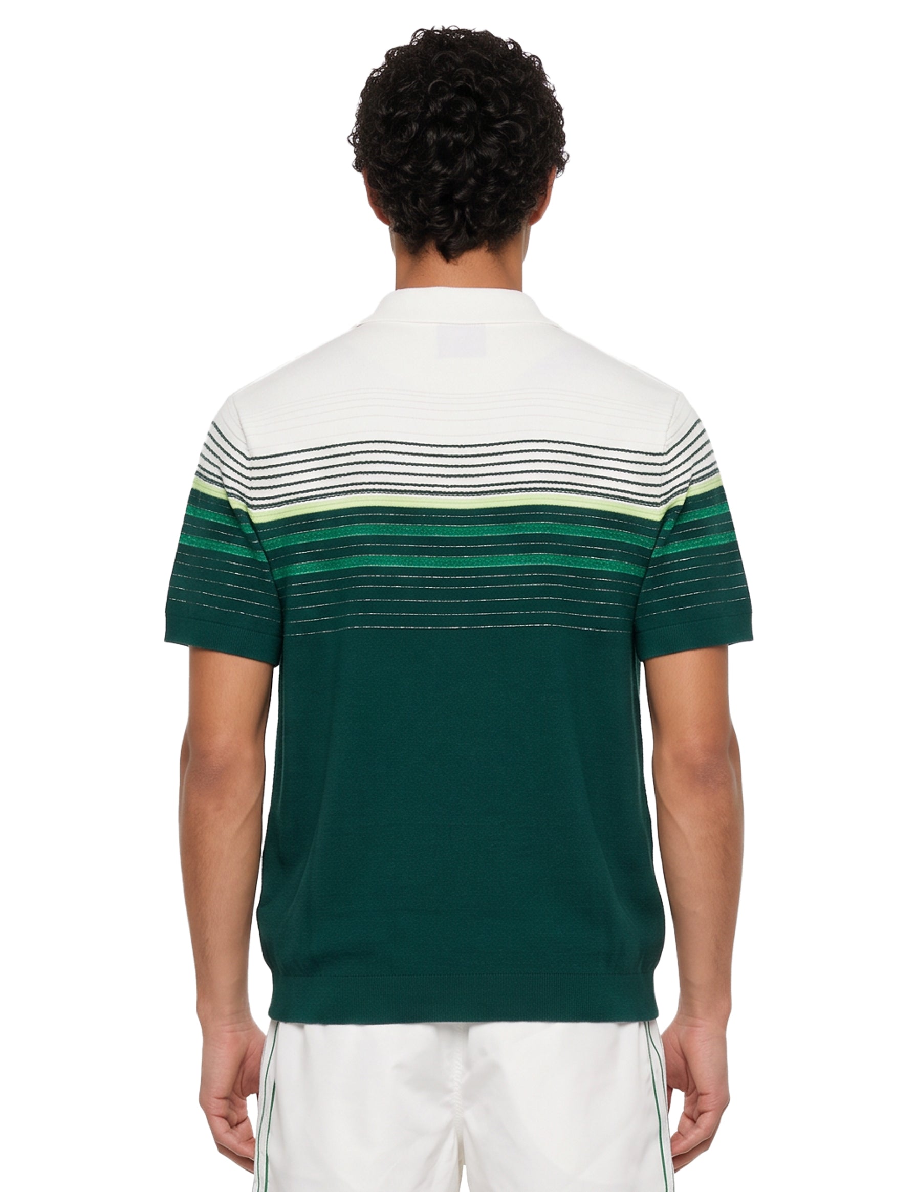 Polo a righe multicolor 