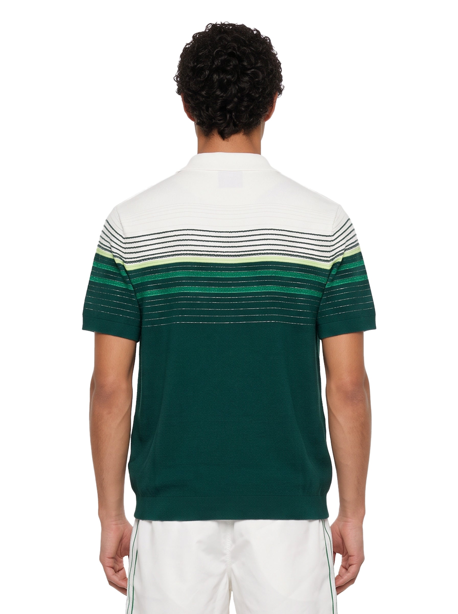 Polo a righe multicolor 