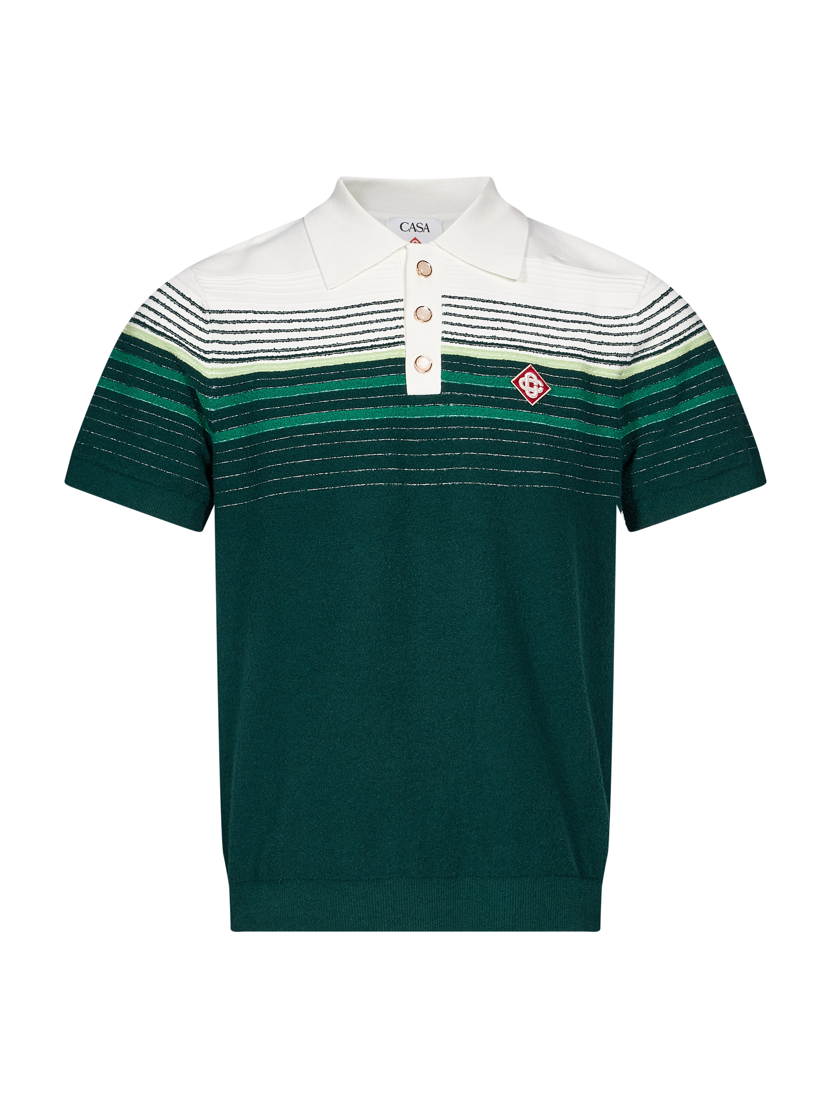 Polo a righe multicolor 