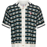 Camicia manica corta crochet multicolor 