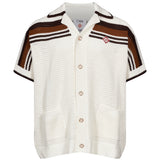 Camicia manica corta crochet multicolor 