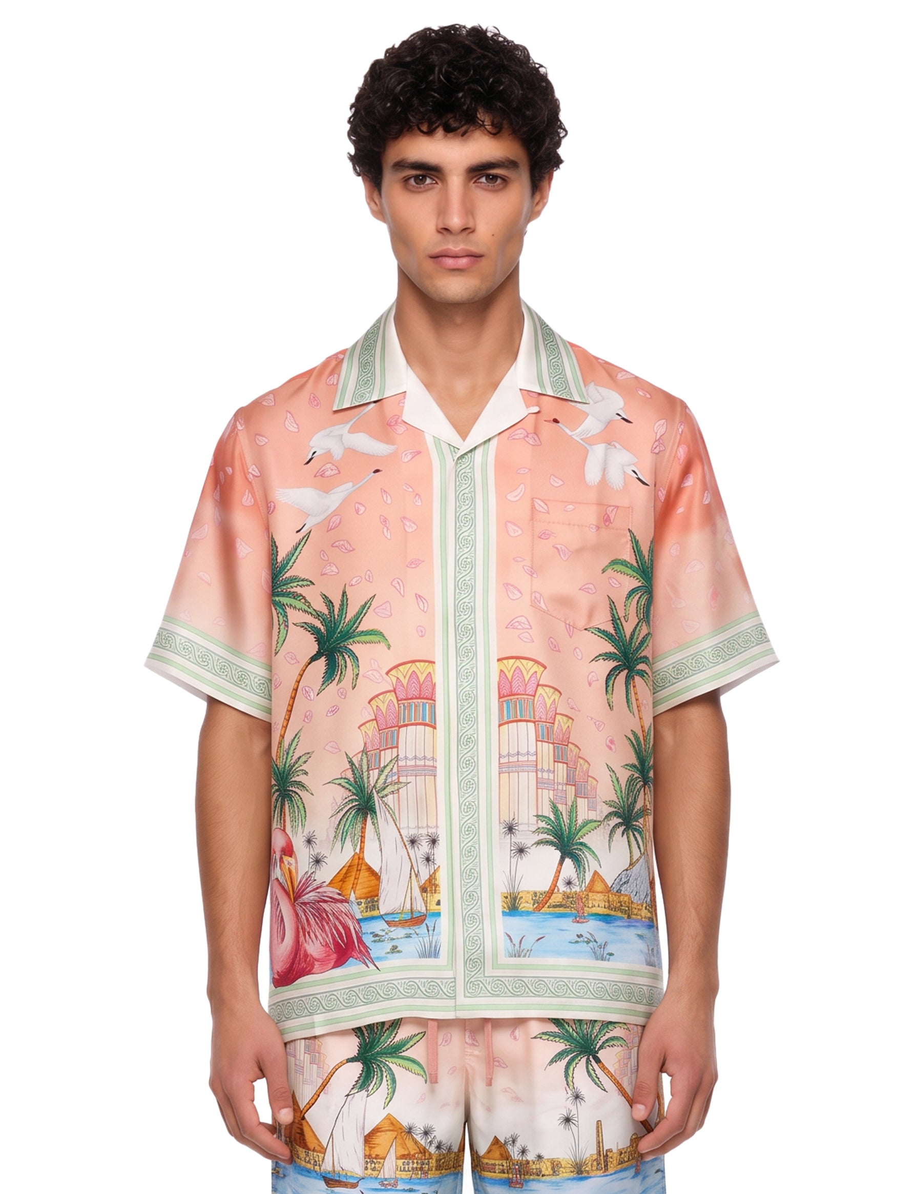 Camicia stampa Ethereal multicolor 