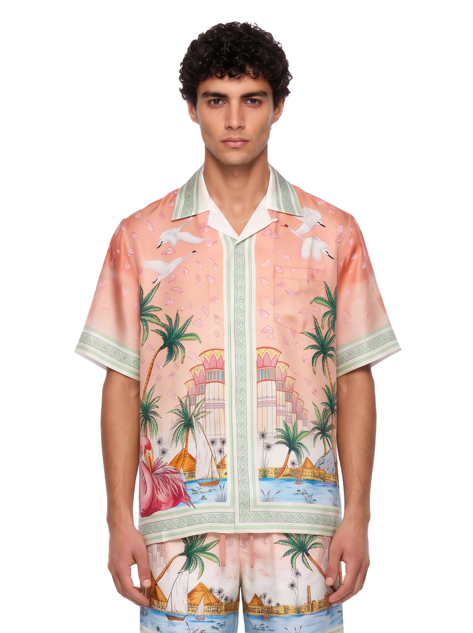 Camicia stampa Ethereal multicolor 