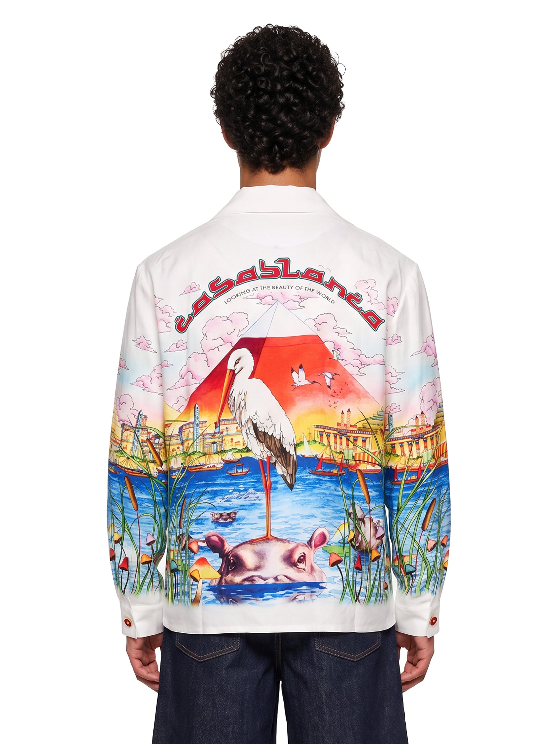 Camicia manica lunga Egypt As It Was multicolor 