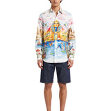 Camicia manica lunga Egypt As It Was multicolor 