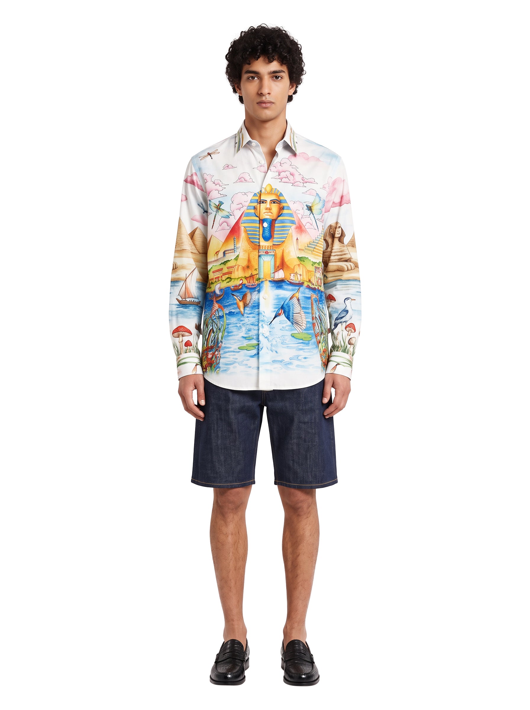 Camicia manica lunga Egypt As It Was multicolor 