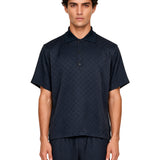 Polo manica corta in blu 