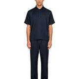 Polo manica corta in blu 