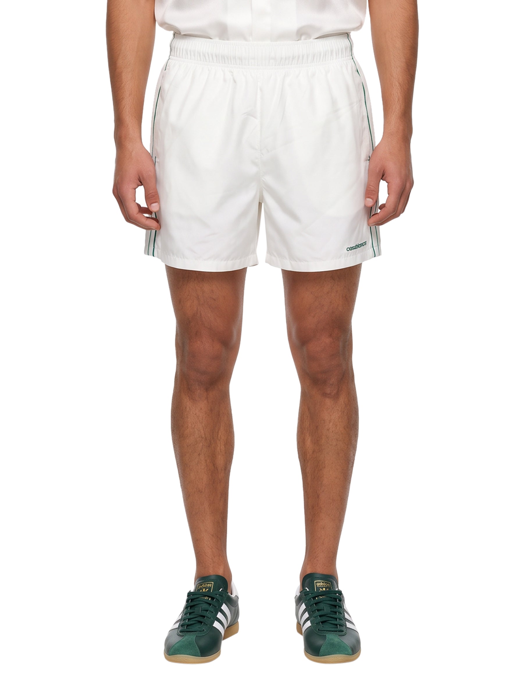 Shorts stampati in bianco 