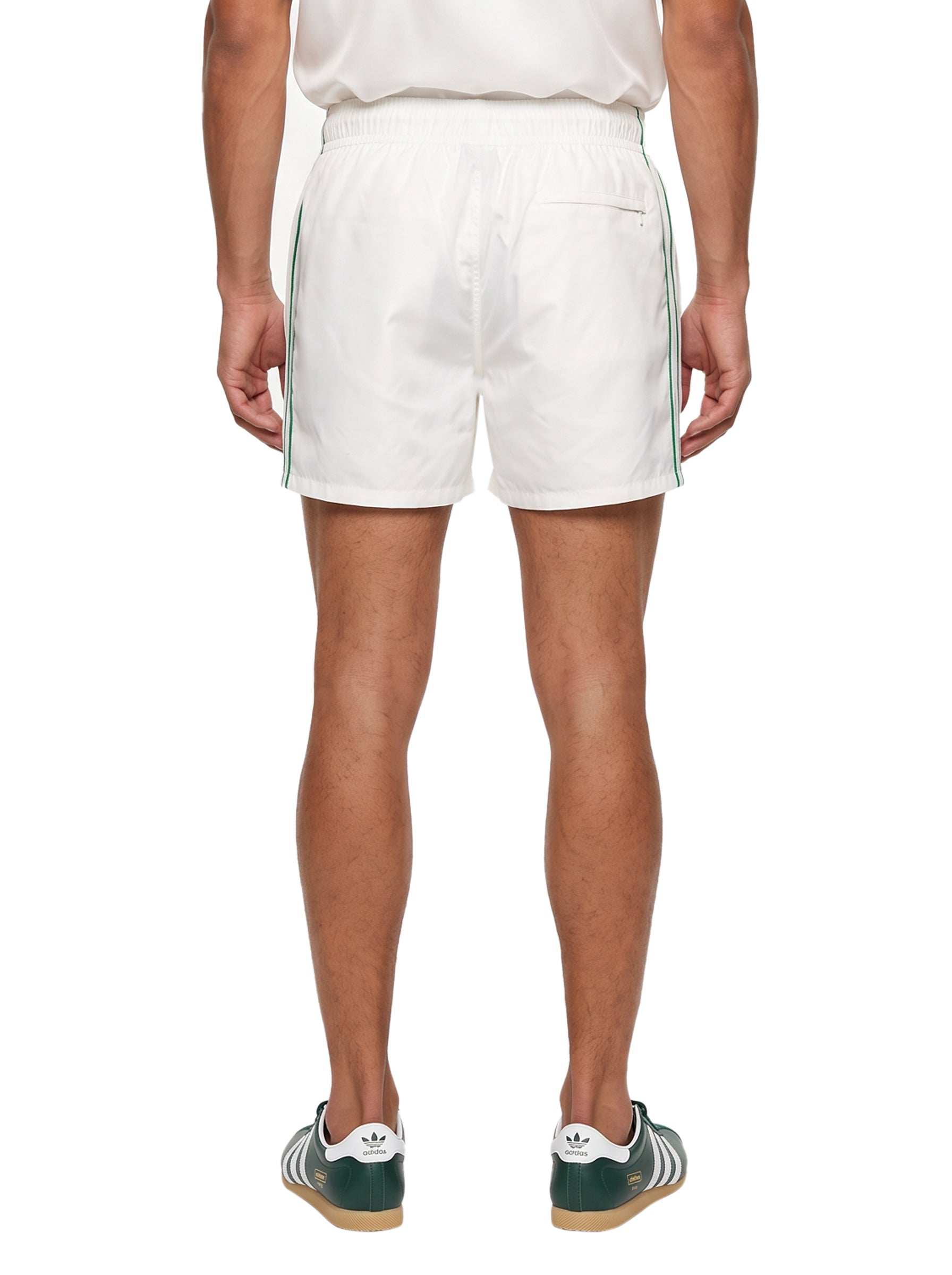 Shorts stampati in bianco 