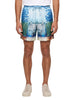 Shorts stampa Trompe l'Oeil multicolor