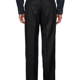 Pantaloni sartoriali con monogram in blu 