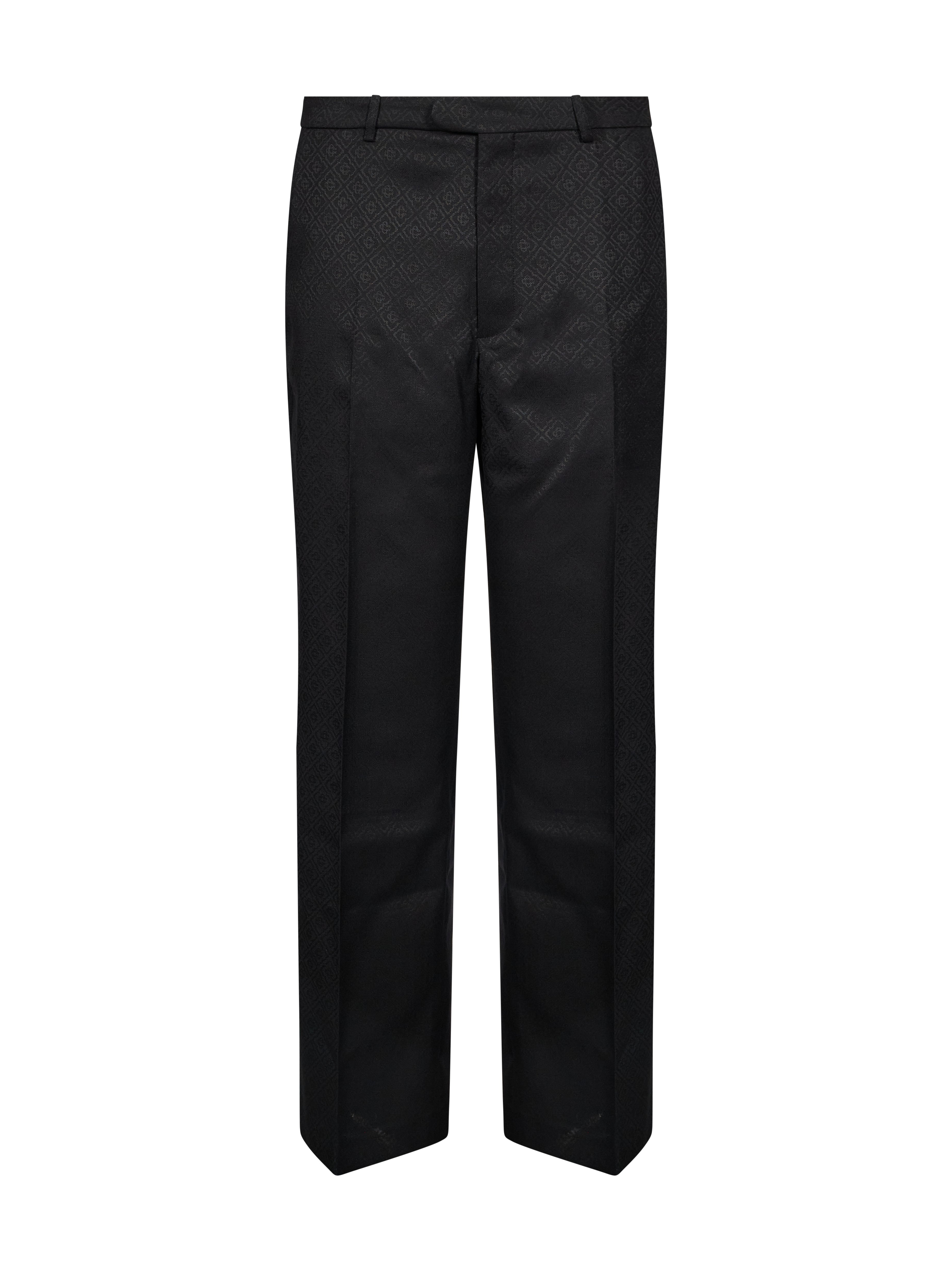 Pantaloni sartoriali con monogram in blu 