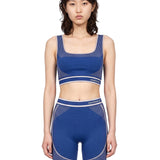 Top sportivo in blu 