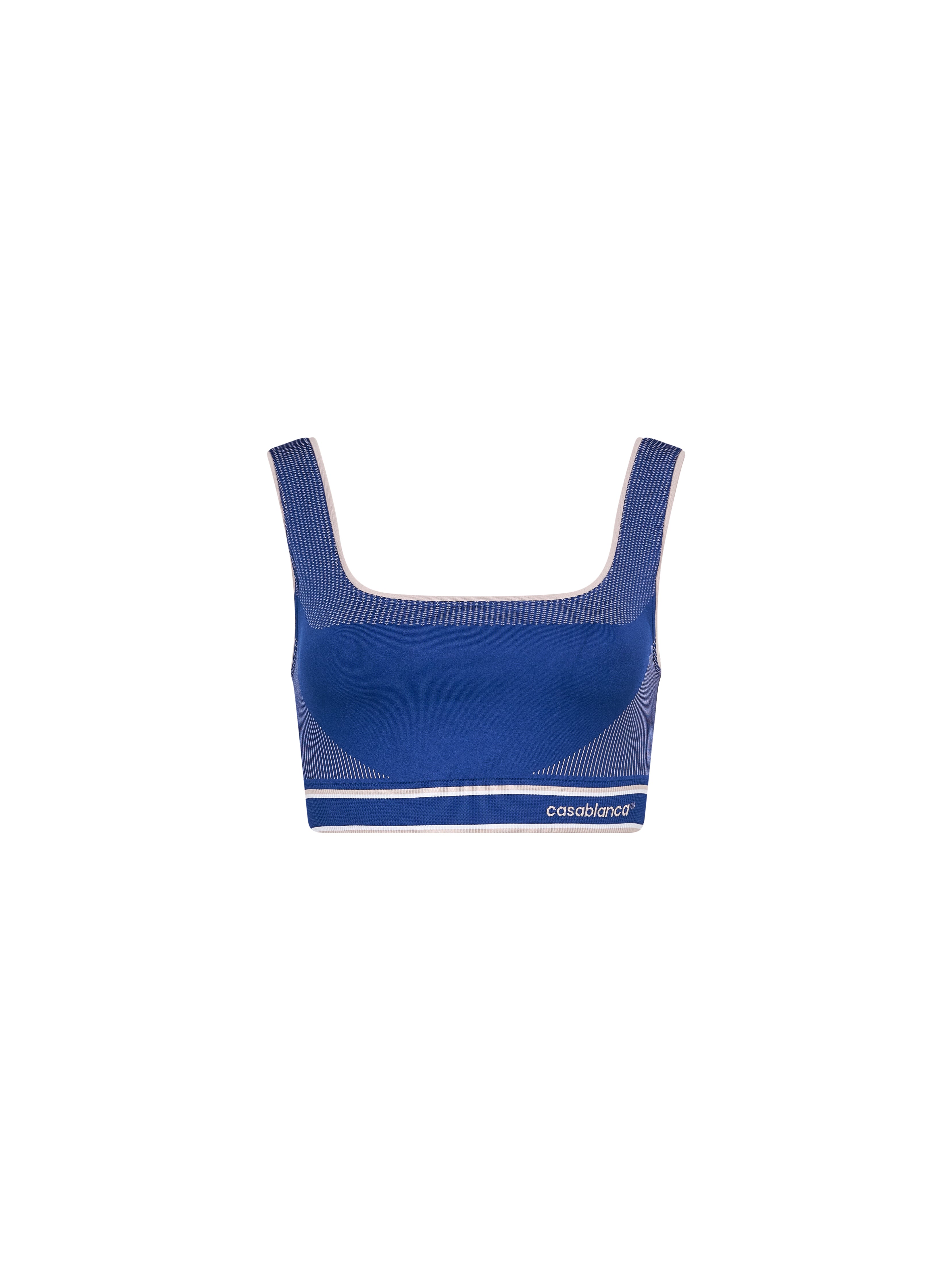 Top sportivo in blu 