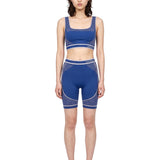 Shorts sportivi in blu 