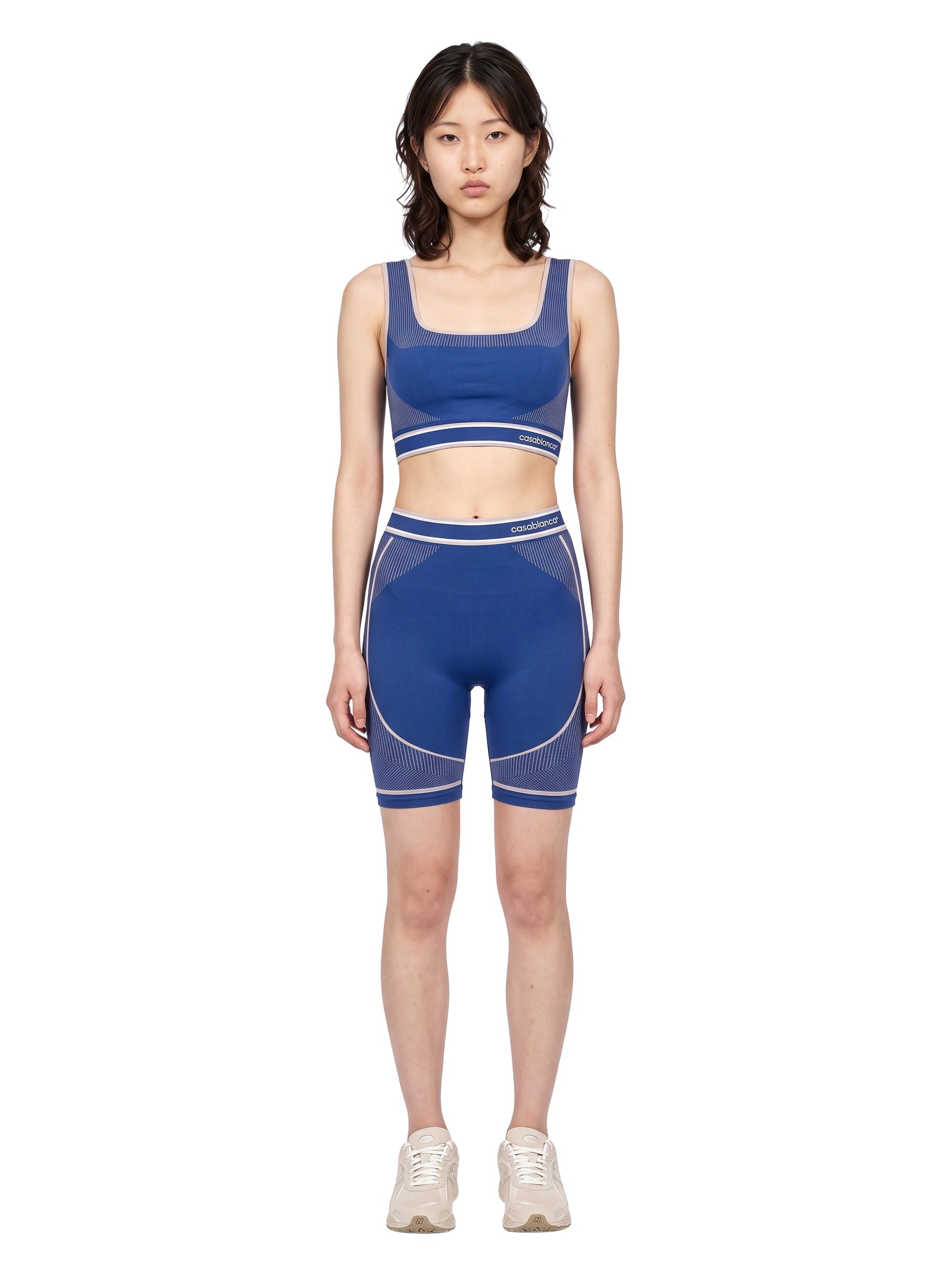 Shorts sportivi in blu 