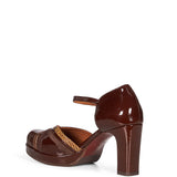 Decolleté Ledana in marrone 