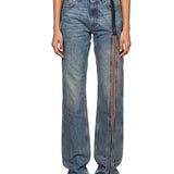 Jeans Suspended in blu 