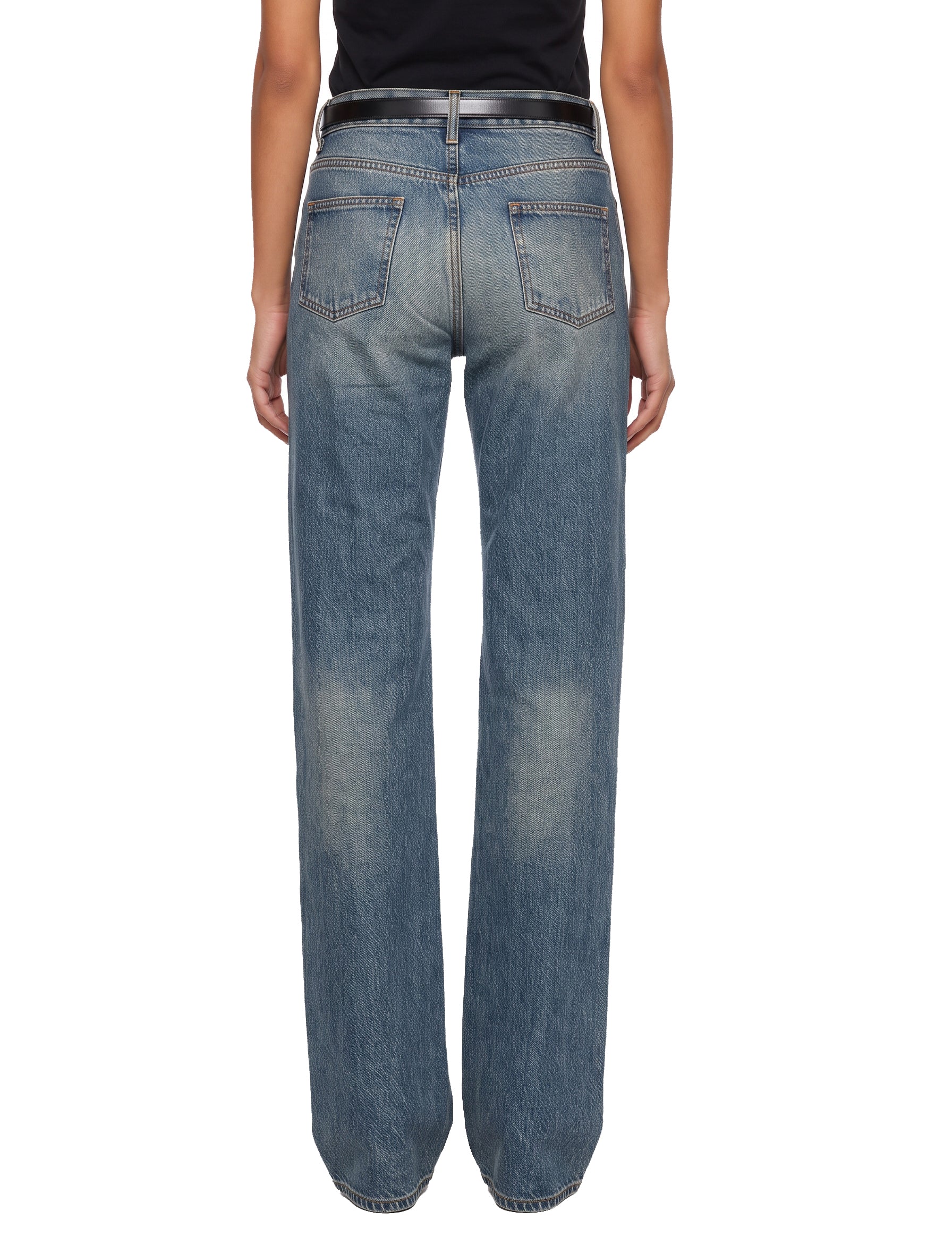 Jeans Suspended in blu 