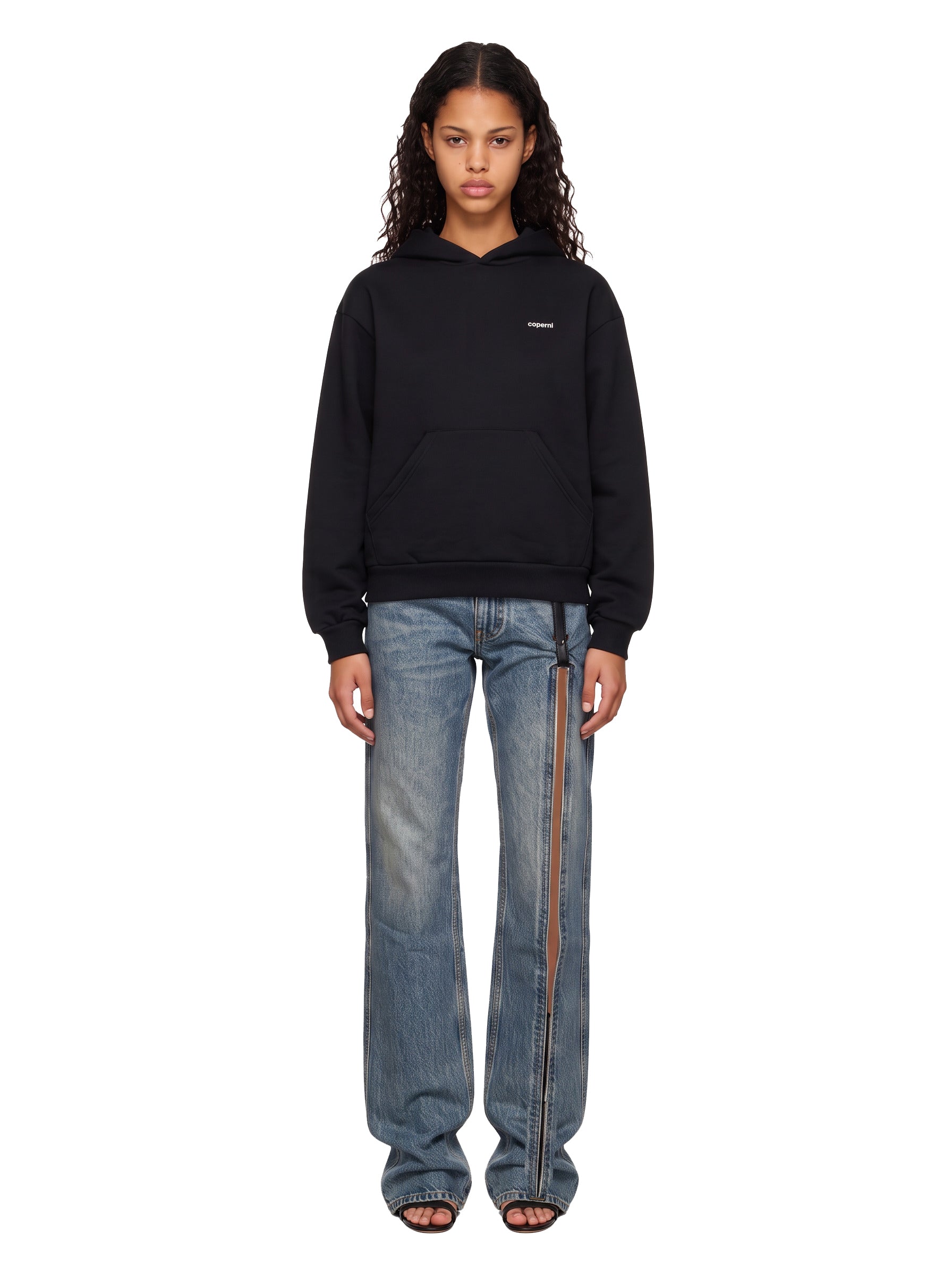Jeans Suspended in blu 