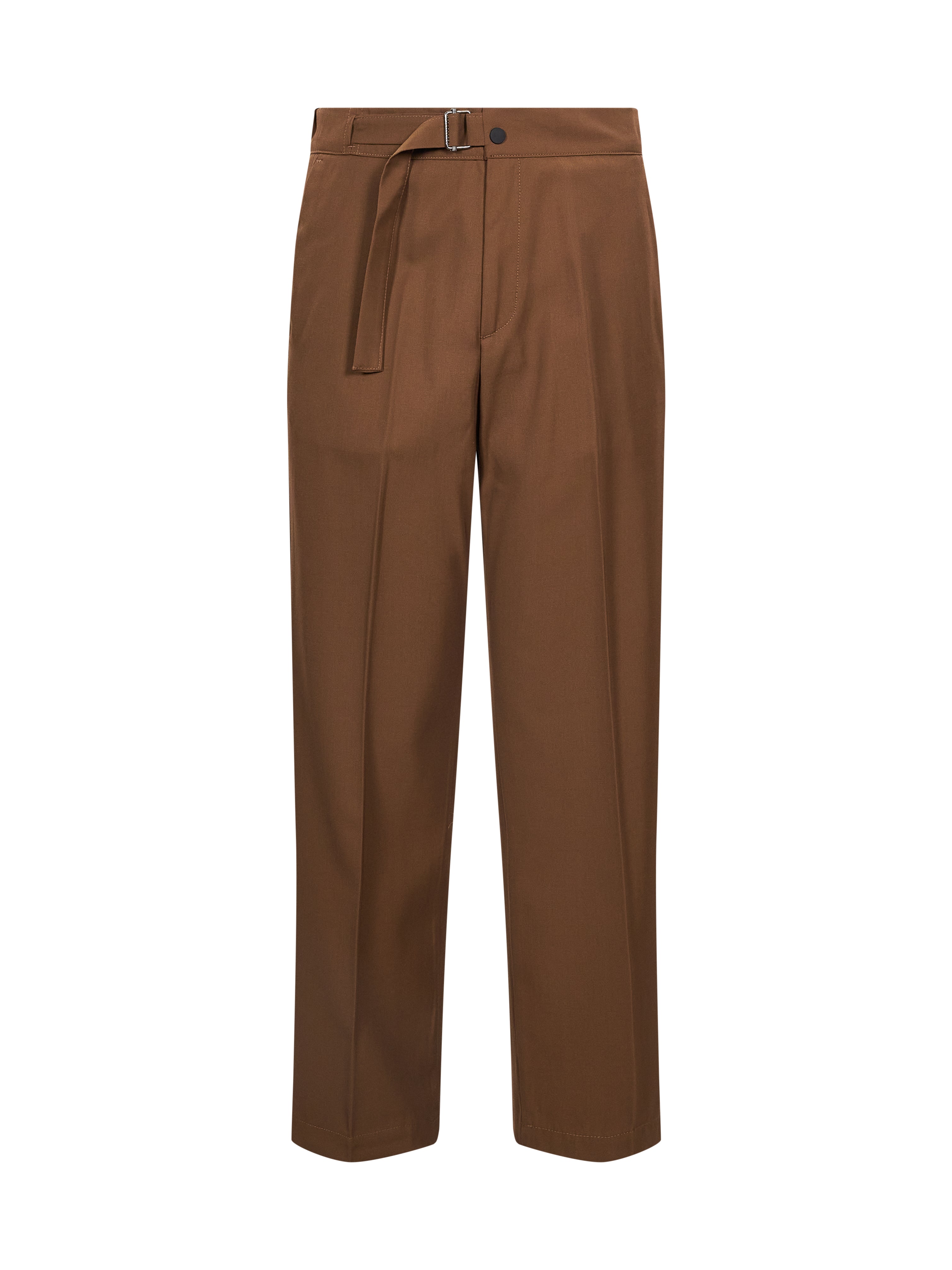 Pantaloni sartoriali con cintura John Memphis in marrone 