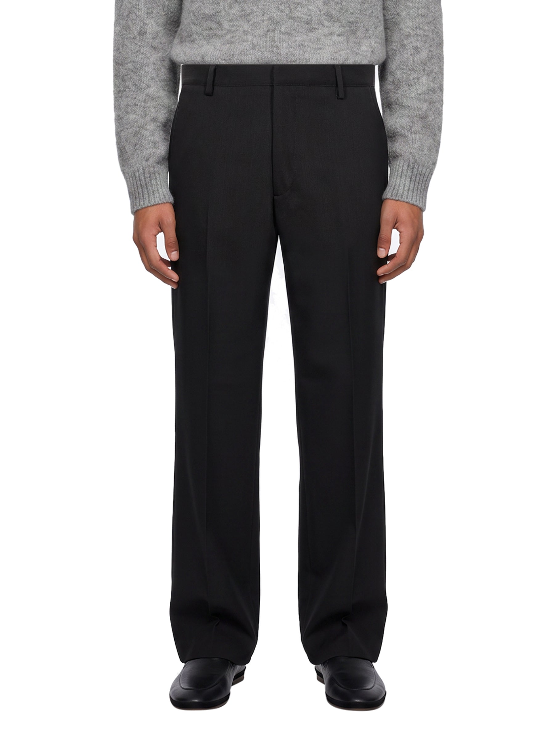 Pantaloni sartoriali a taglio dritto Alain Luras in nero 