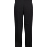 Pantaloni sartoriali a taglio dritto Alain Luras in nero 