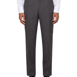 Pantaloni sartoriali a taglio dritto Alain Luras in grigio 